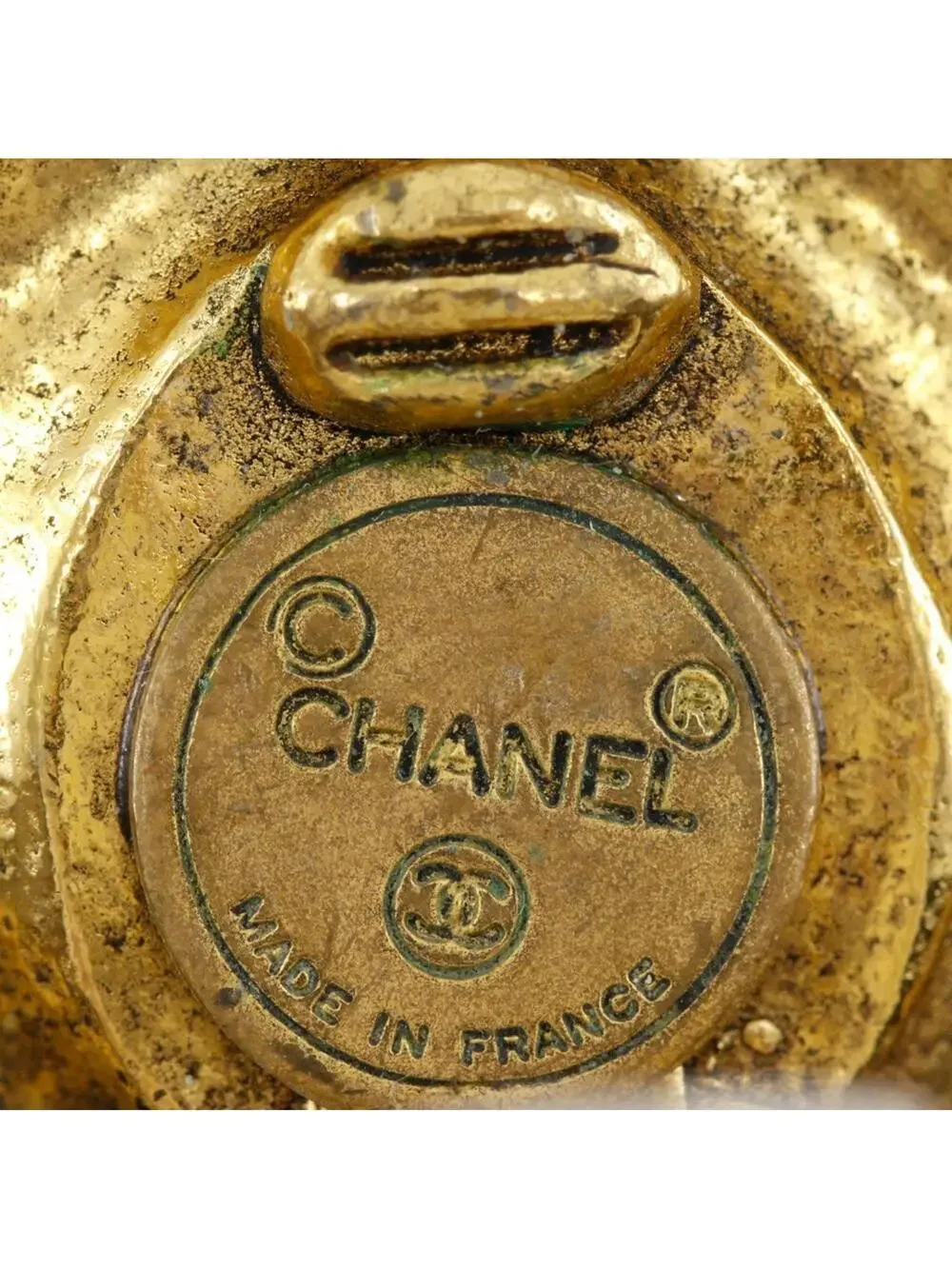 Chanel Cc Logo Clip-On Earrings Gold- #246682C80B